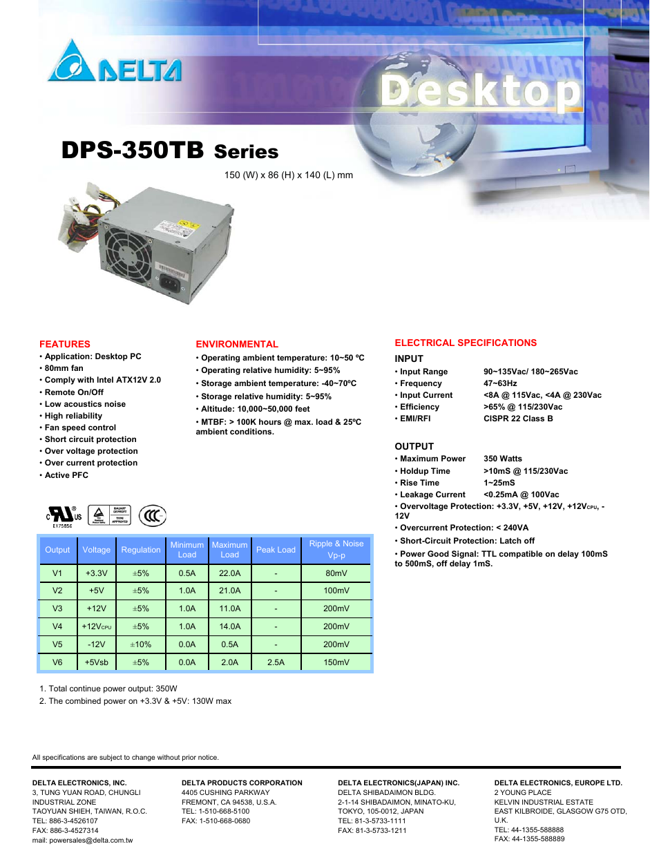 DPS-350TB series