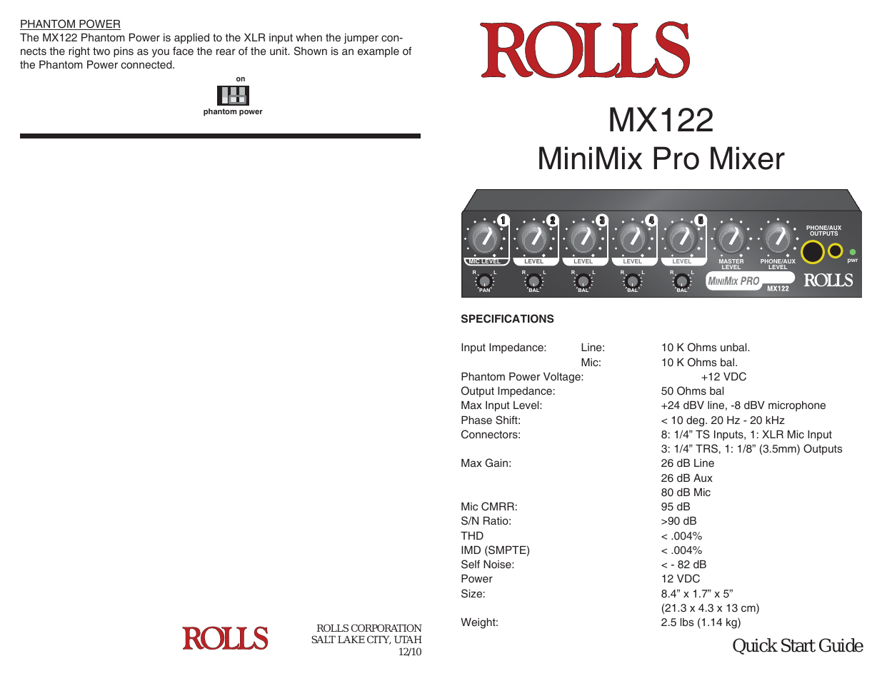 MINIMIX MX122