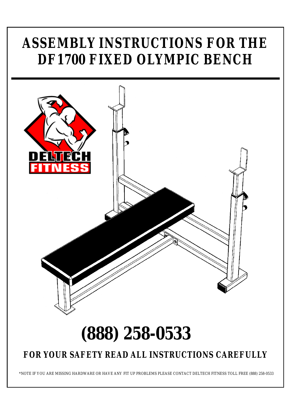 DF1700- Olympic Bench Press