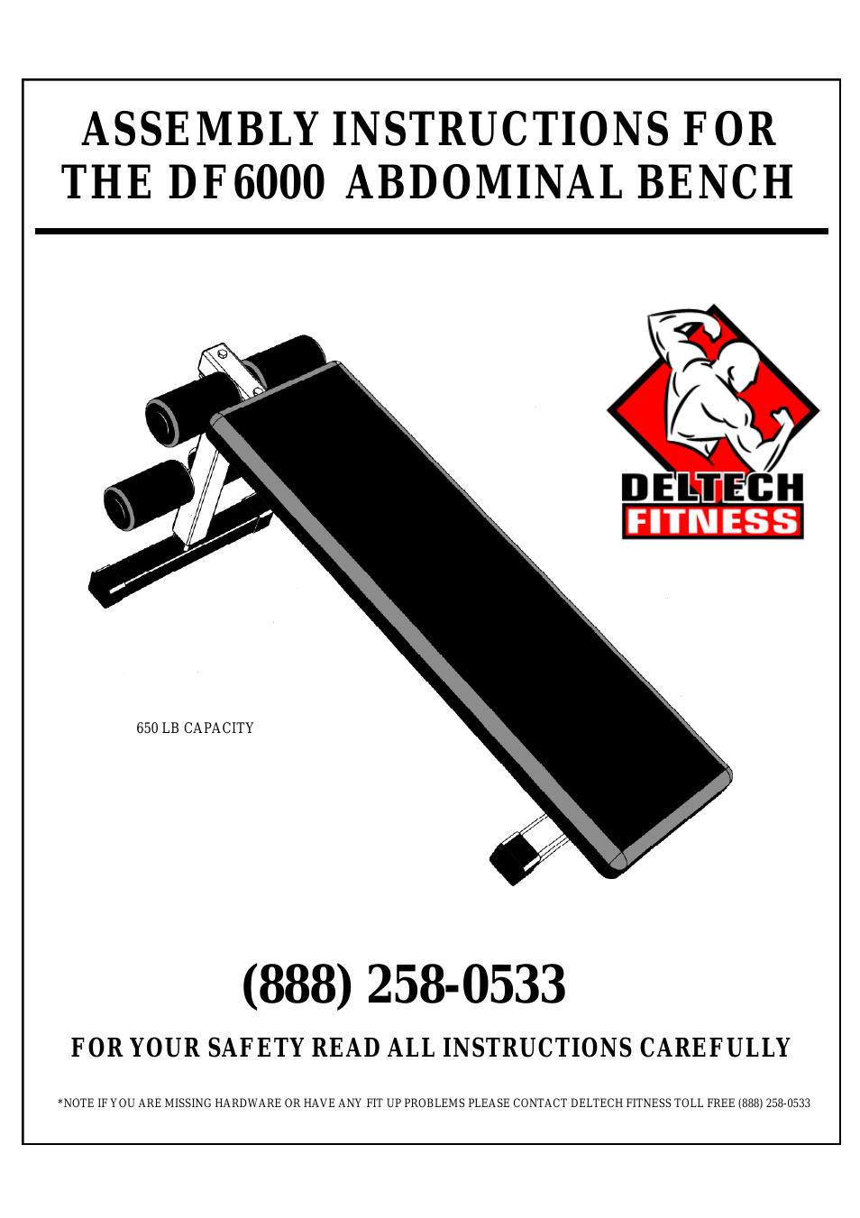 DF6000- Abdominal Bench