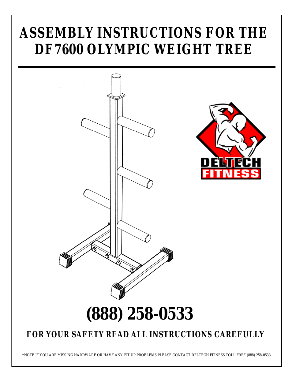 DF7600- Pro Olympic Weight Tree