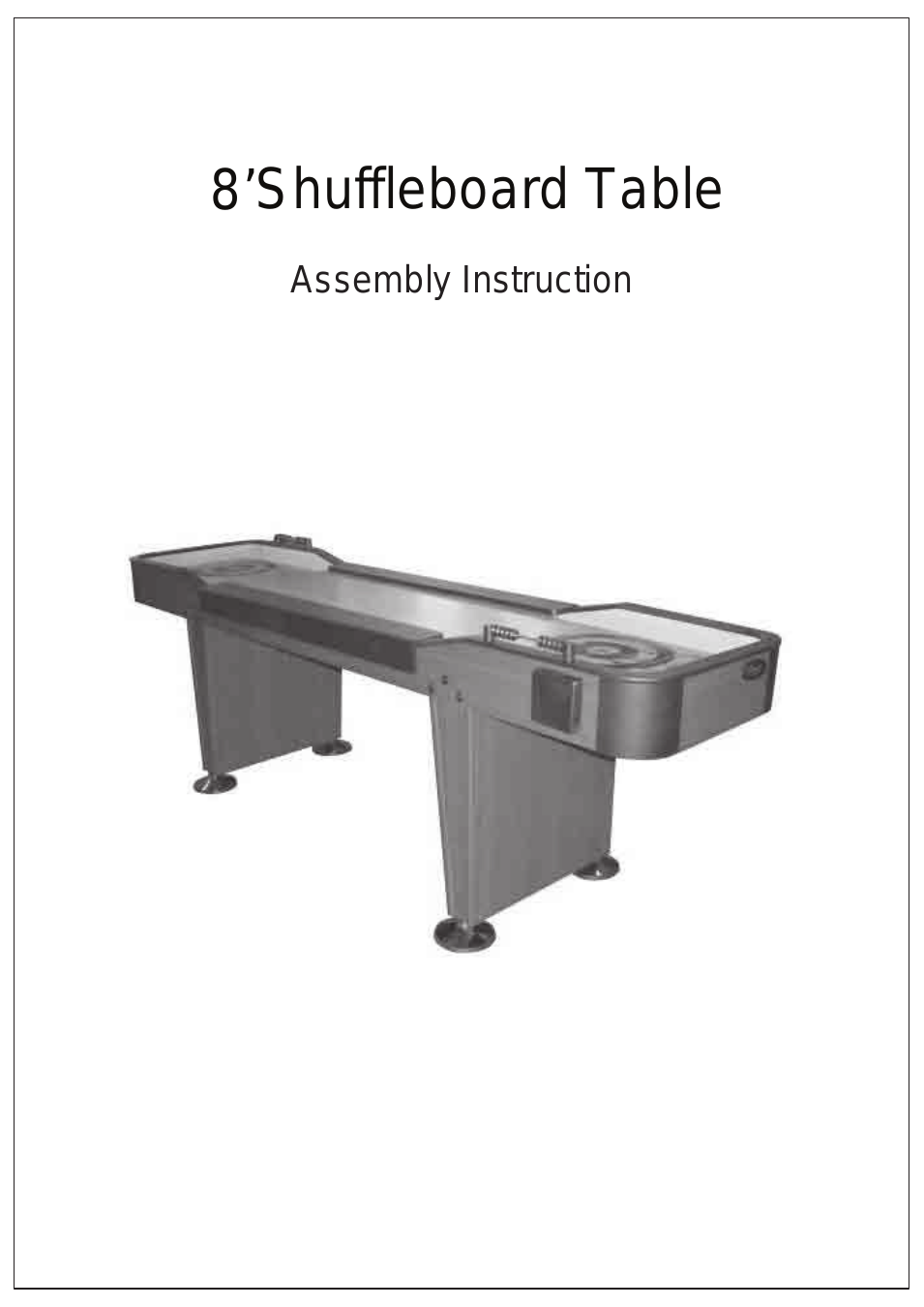 Shuffleboard Table #900351