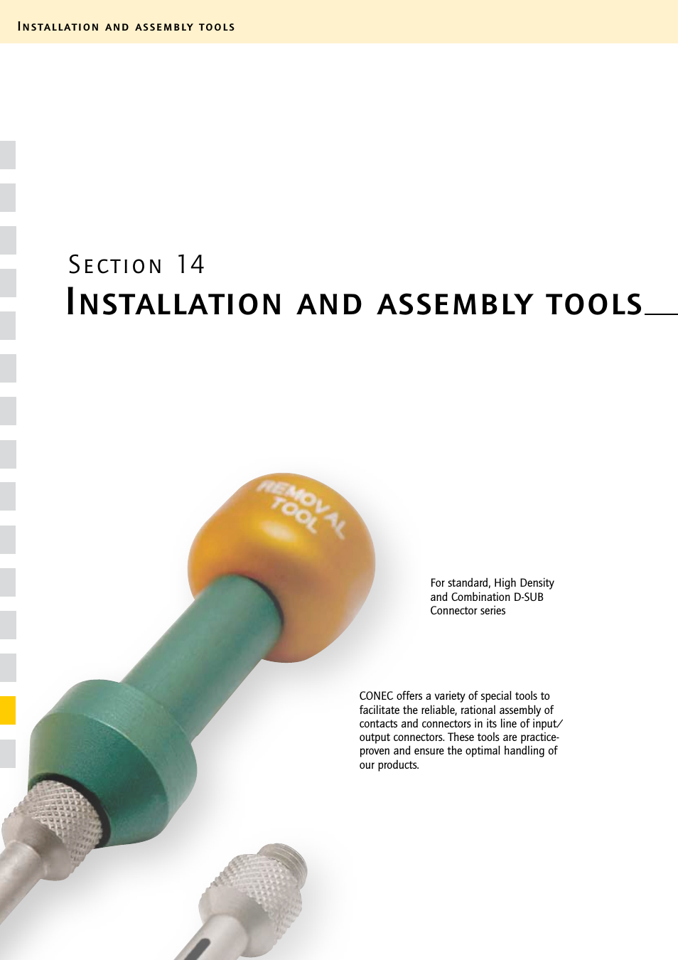 Conec D-Sub Installation & Assembly Tools