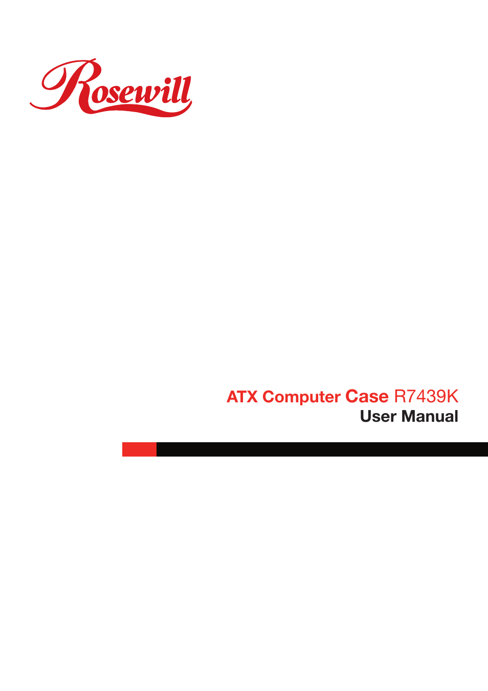 ATX COMPUTER CASE R7439K