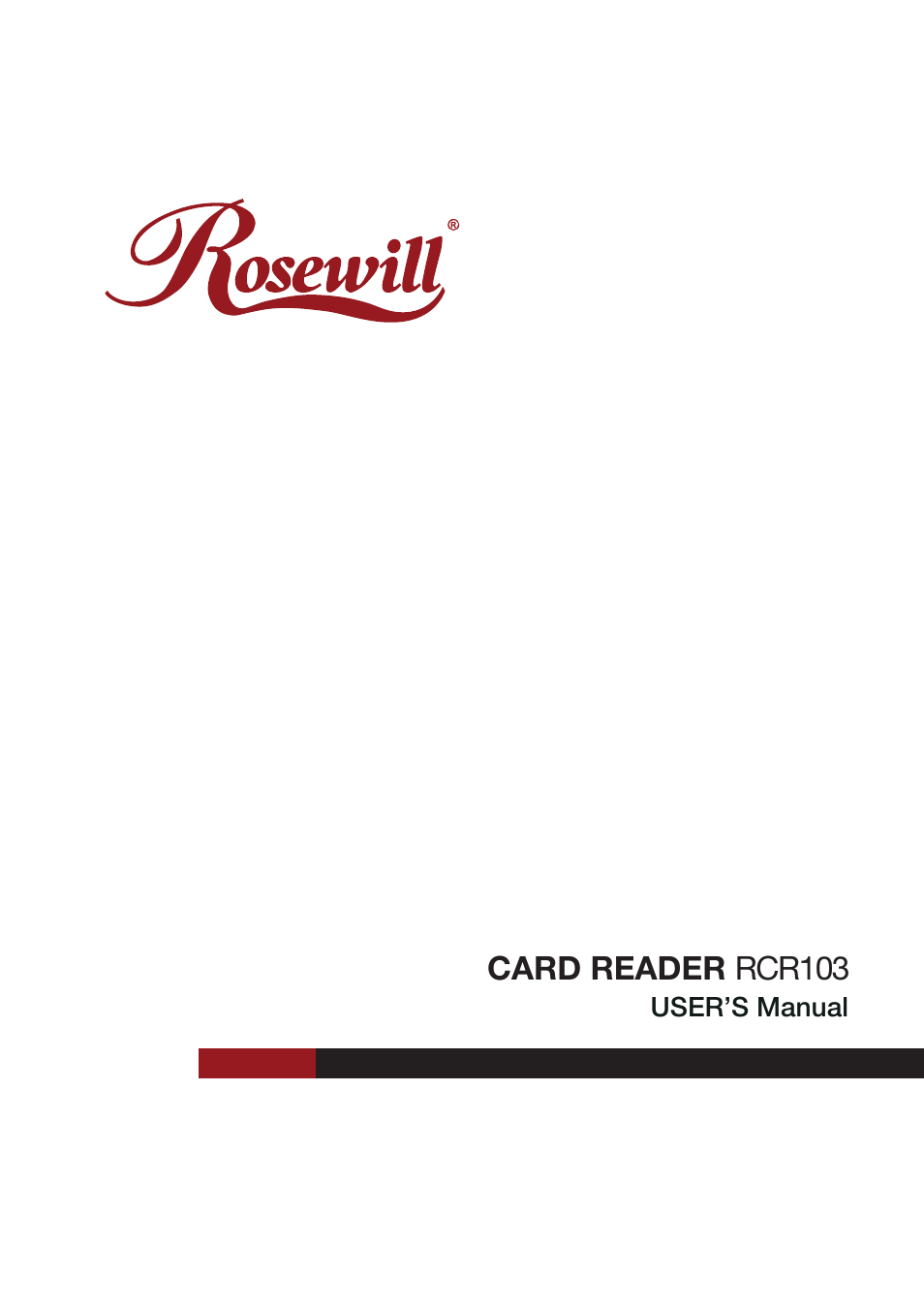 Card Reader RCR103