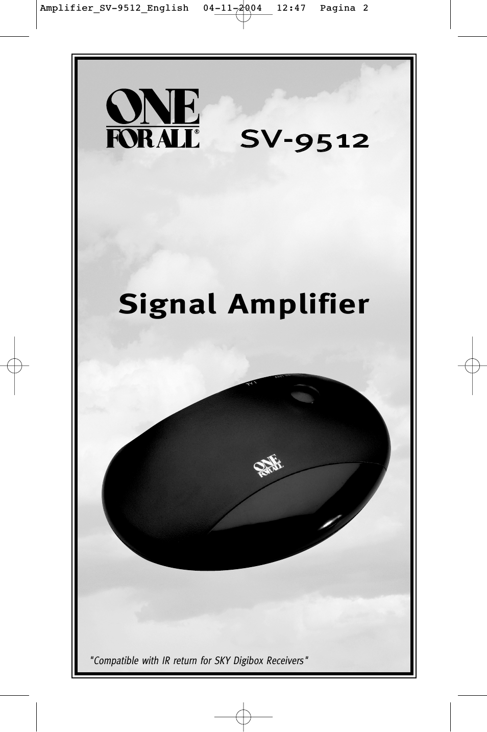 SV 9512 Signal amplifier