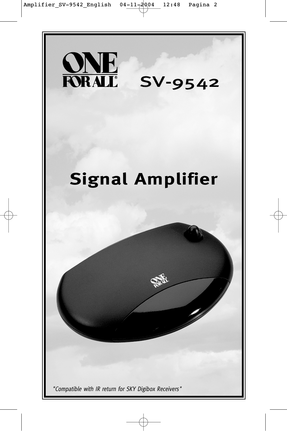 SV 9542 Signal amplifier