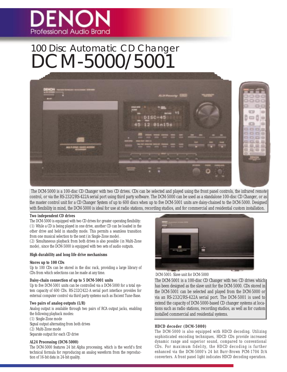 DCM-5001