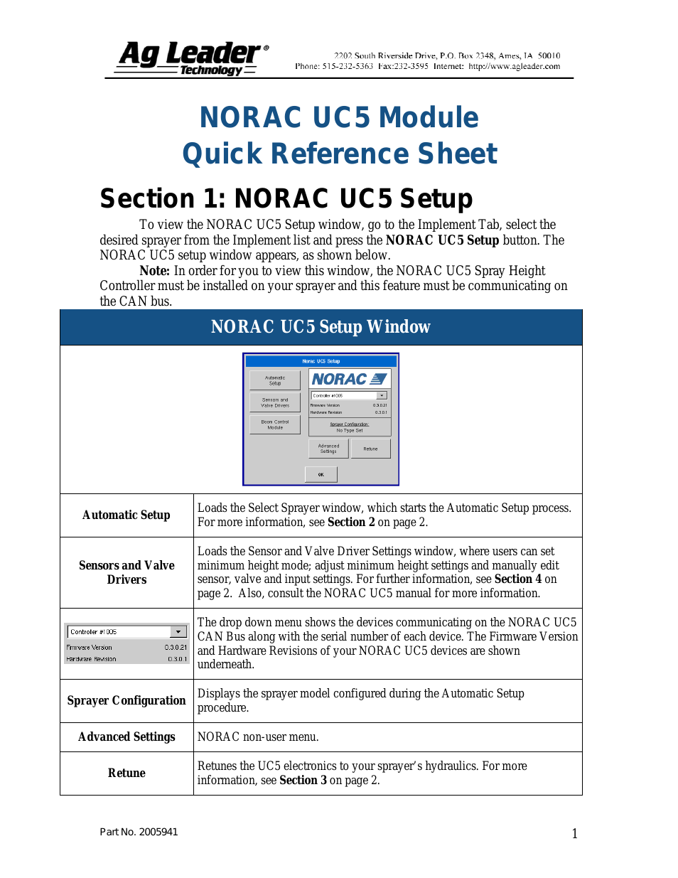 InSight NORAC UC5