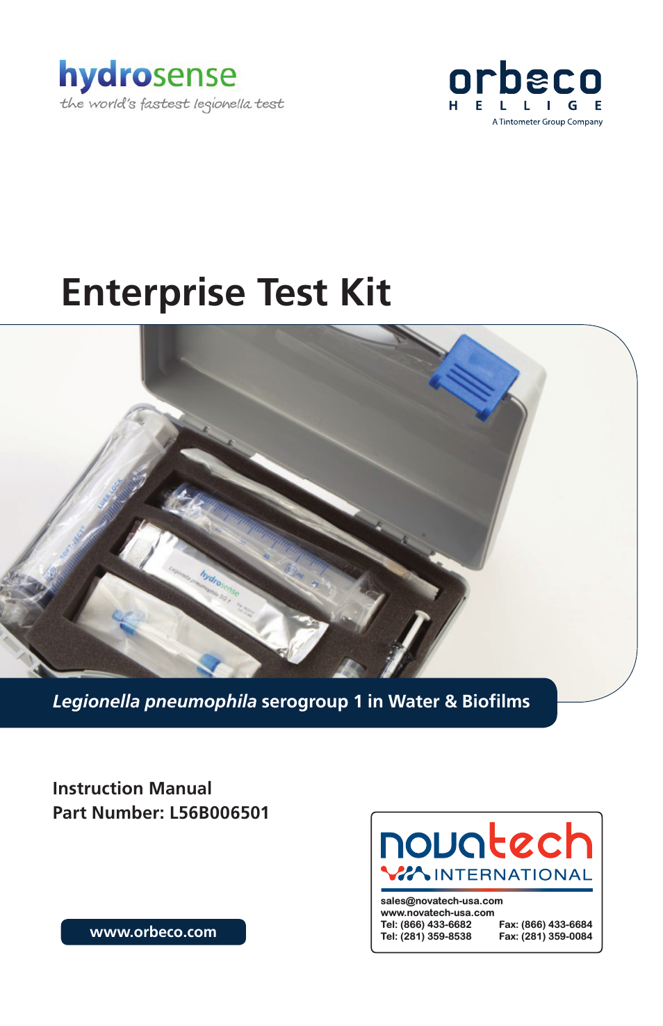 Orbeco-Hellige Legionella Enterprise Test Kit
