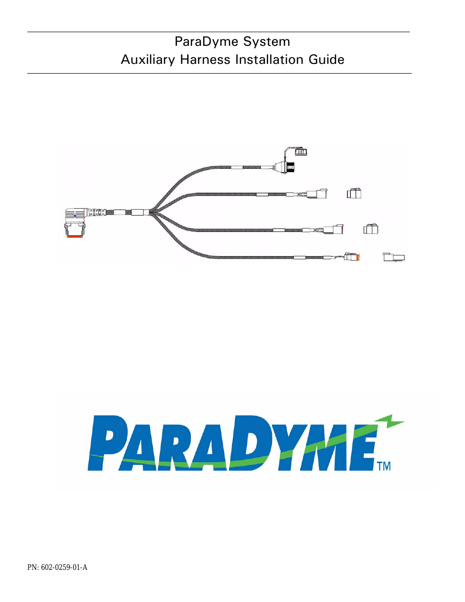 ParaDyme Auxiliary Harness Installation
