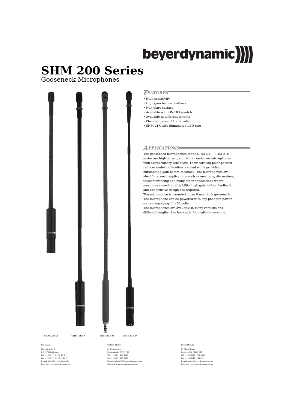 SHM 200 Series