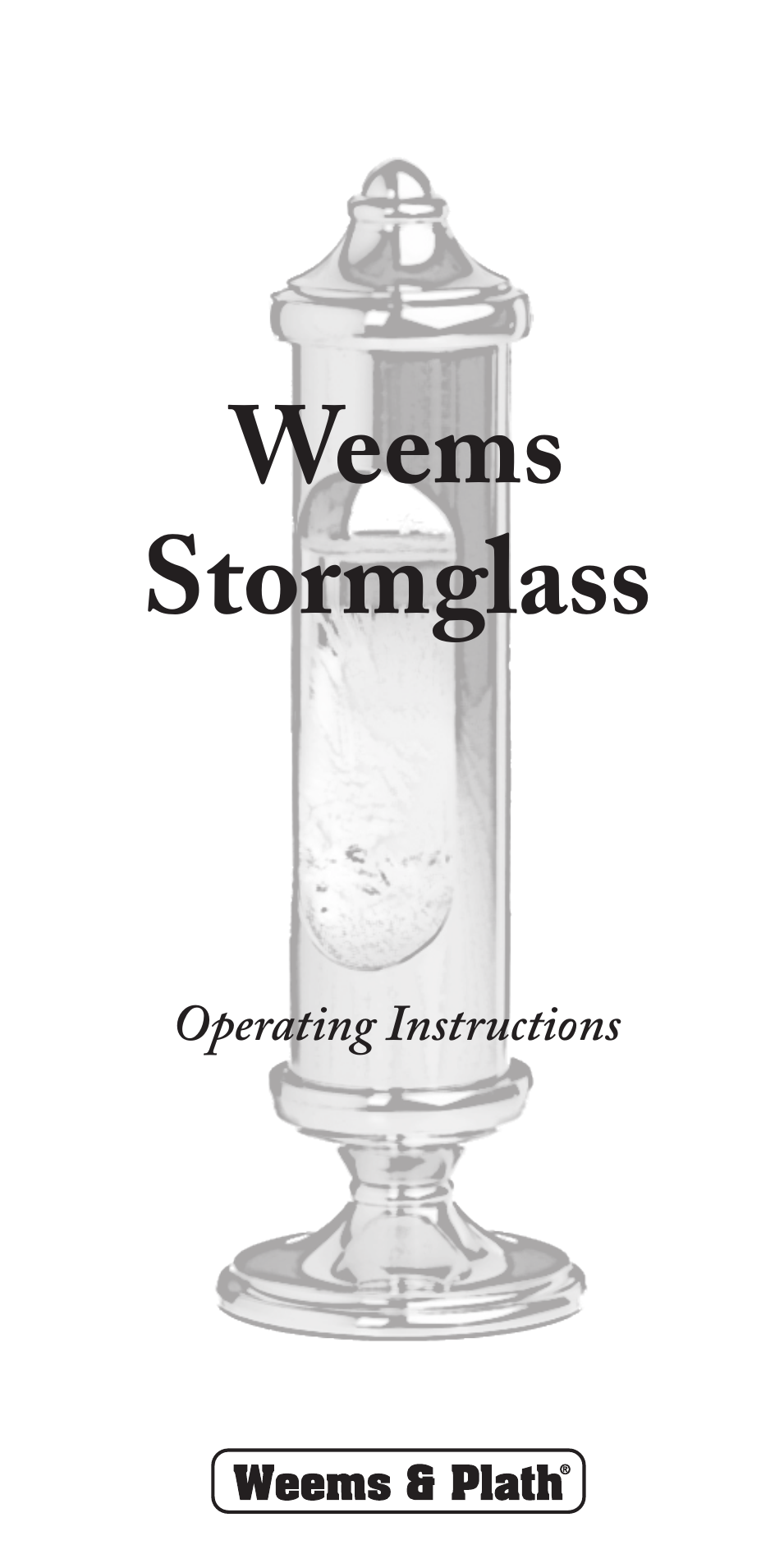 Weems Chrome Stormglass with display