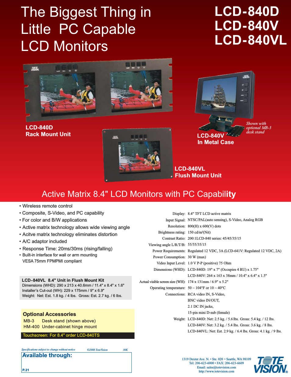 LCD-840V