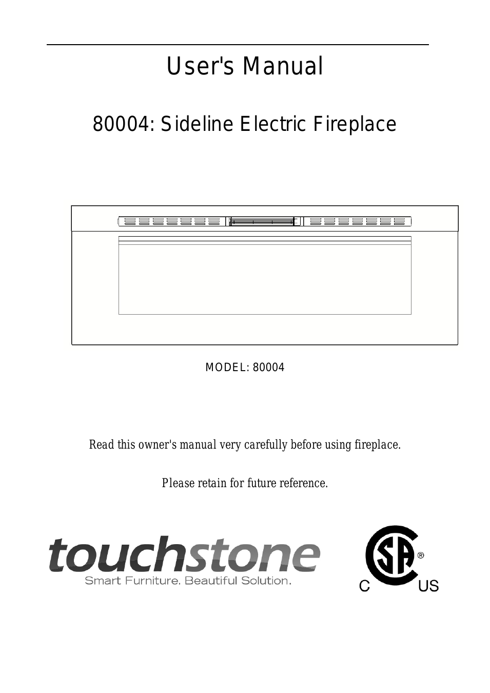 80004 Sideline Fireplace