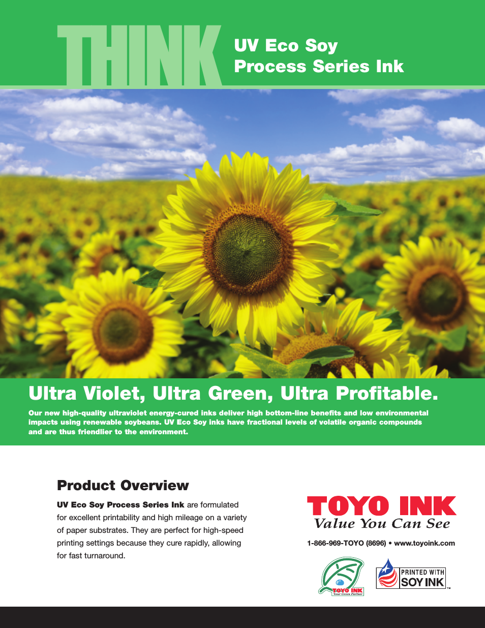 UV Eco Soy Process Series Ink