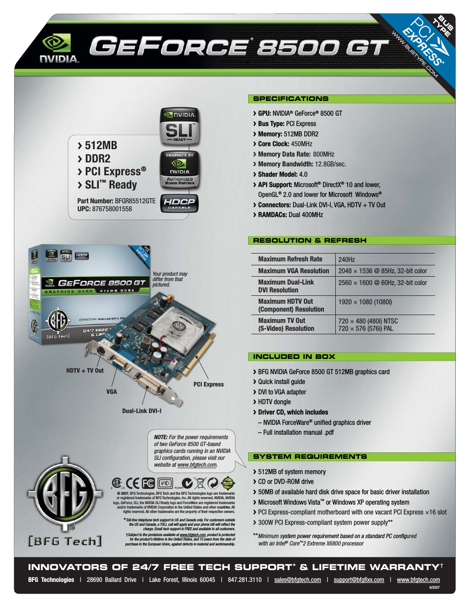 GeForce 8500 GT
