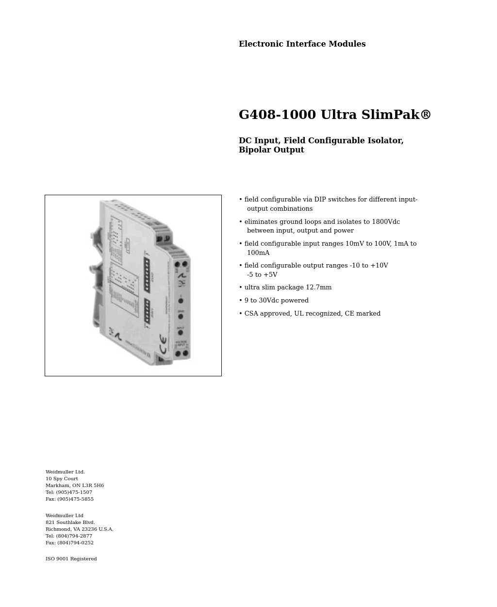 G408-1000 Ultra SlimPak