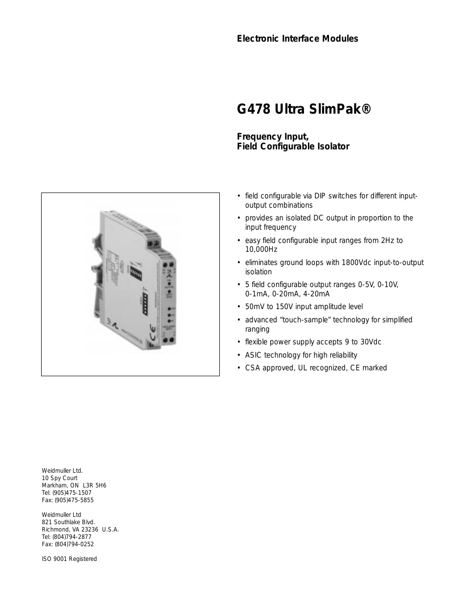 G478 Ultra SlimPak