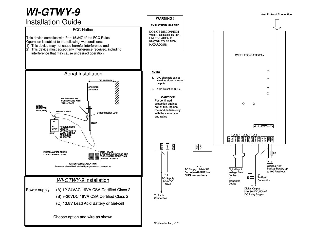 WI GTWY-9: Wireless Gateways v1.2