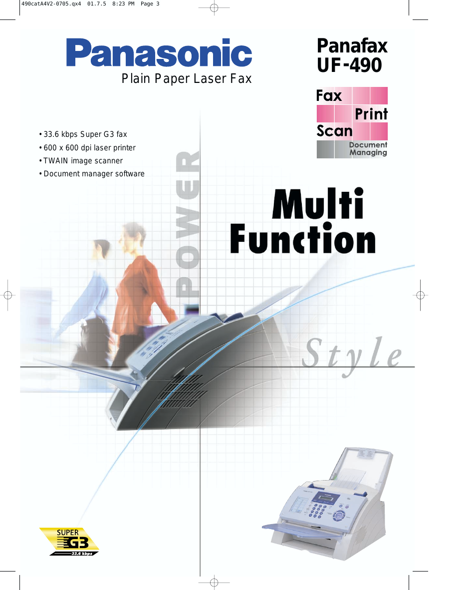 Panafax UF-490