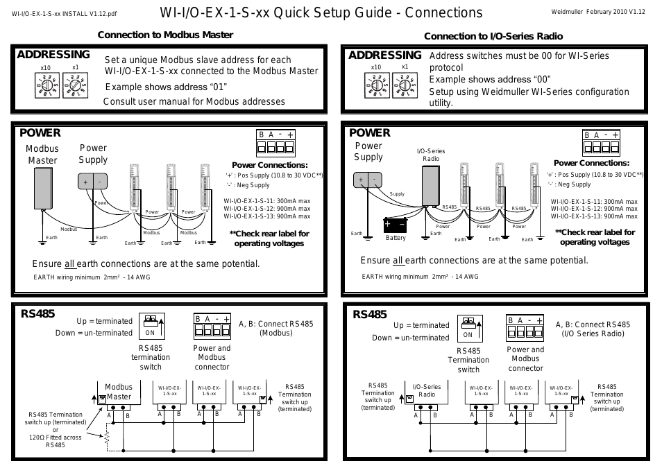 WI-I/O EX-1-S: Wireless I/O Expansion Modules Quick Setup v.1.12