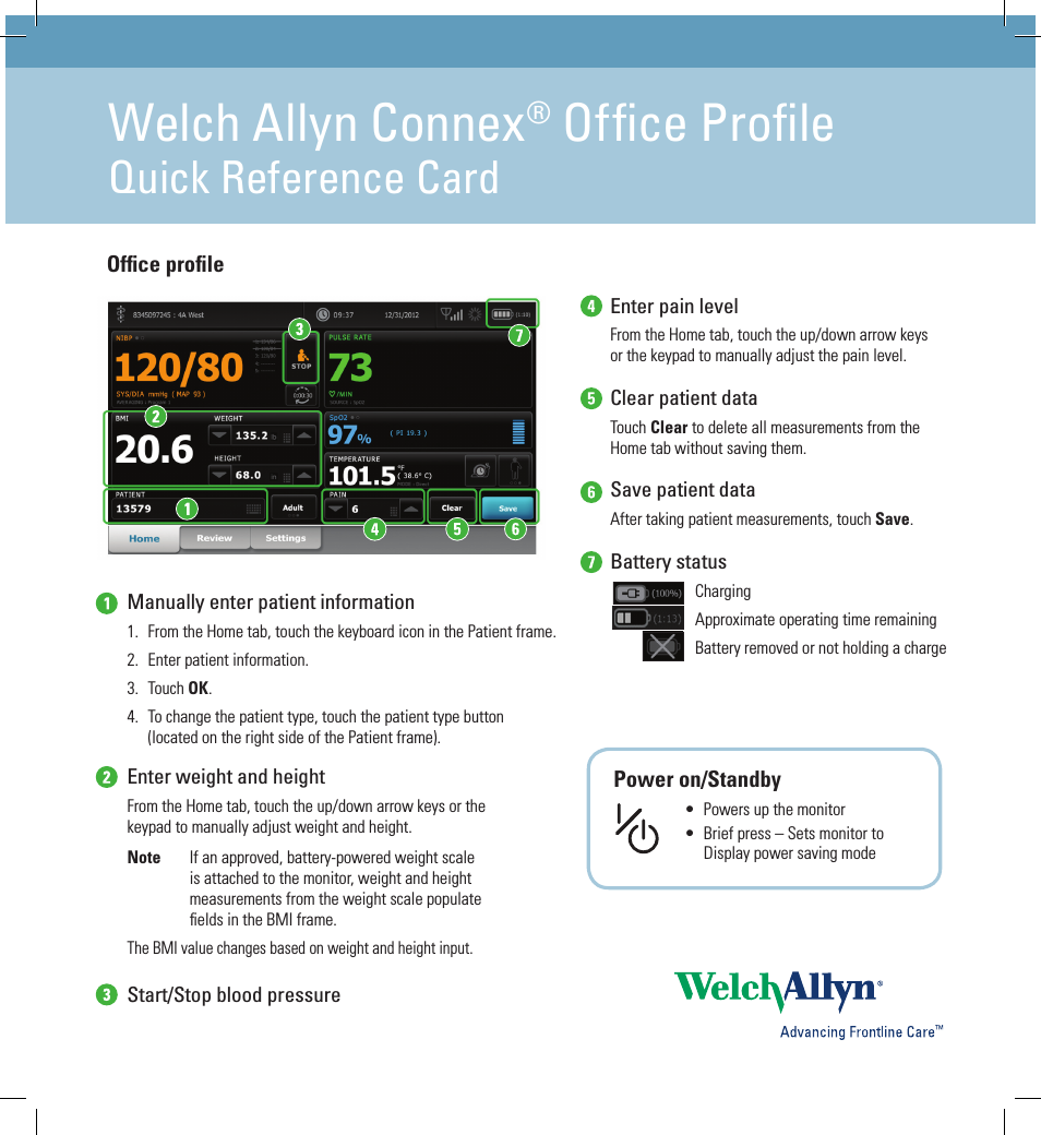 Connex Office Profile - Quick Reference Guide