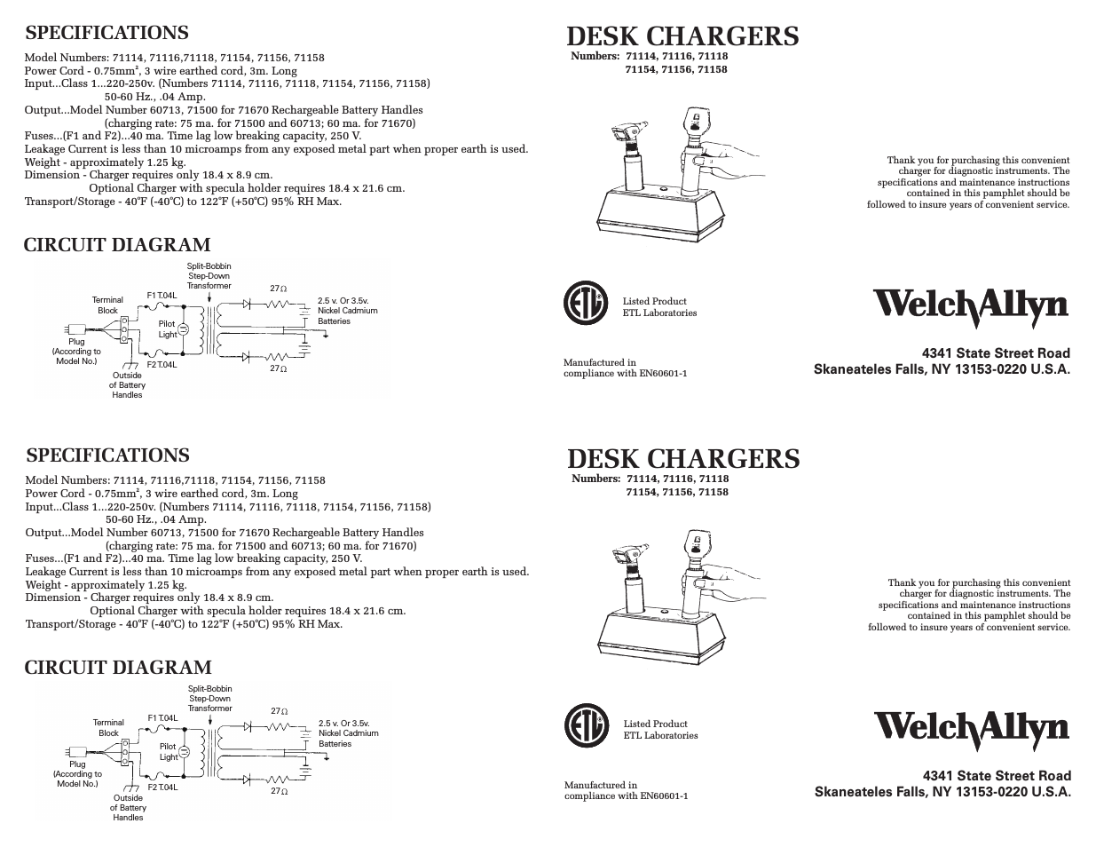 Desk Set - Quick Reference Guide