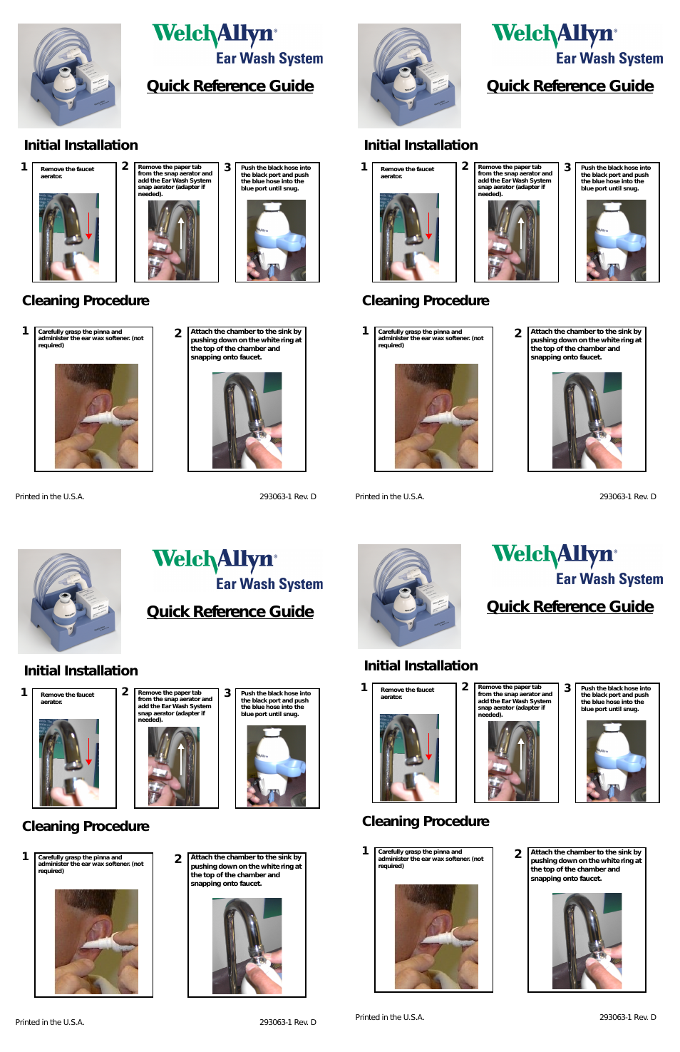 Ear Wash System - Quick Reference Guide