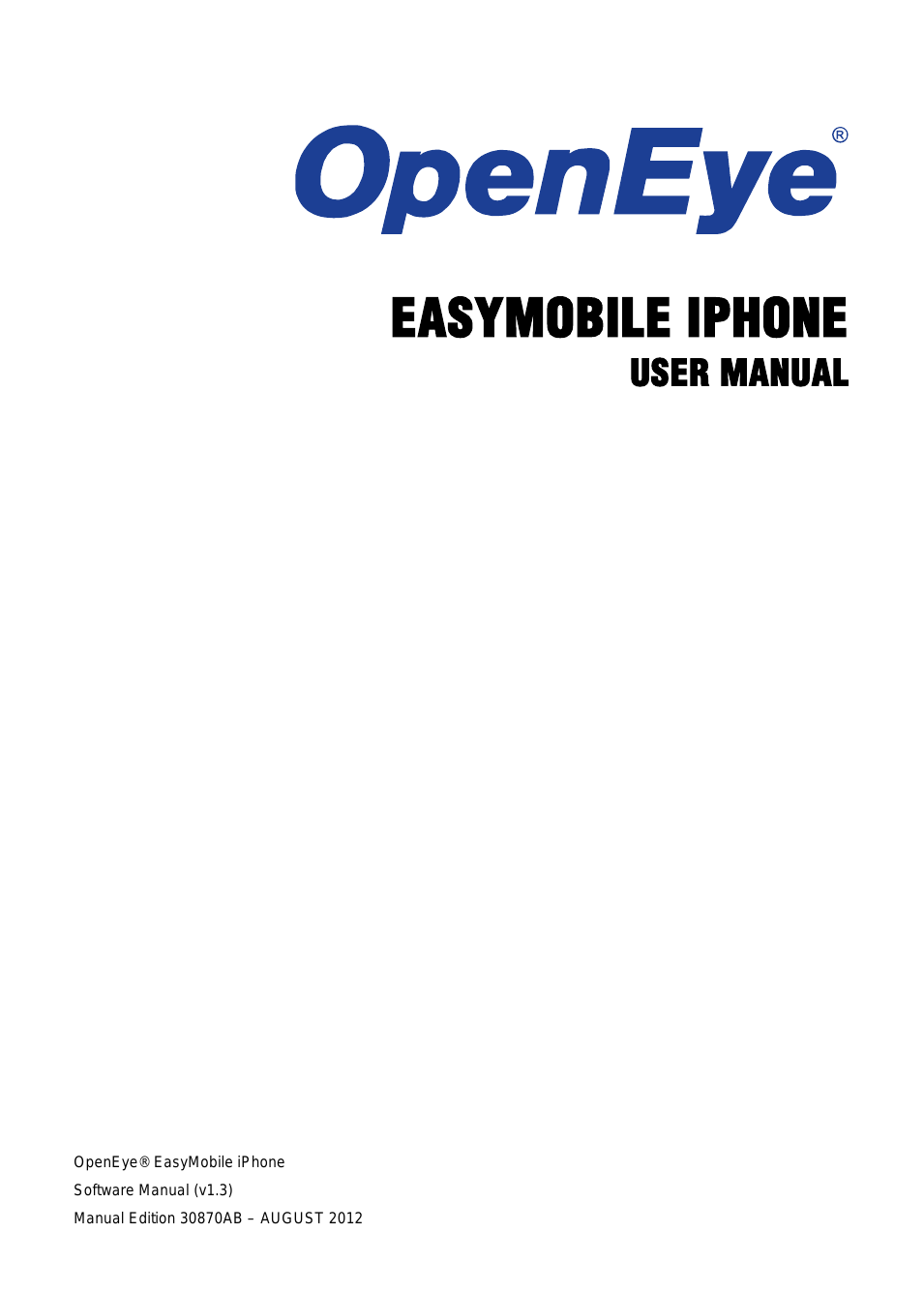 iPhone EasyMobile
