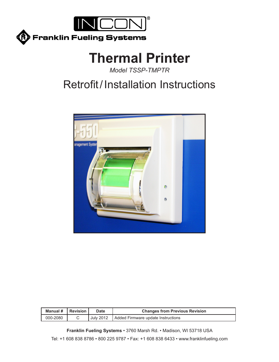 TSSP-TMPTR Thermal Printer