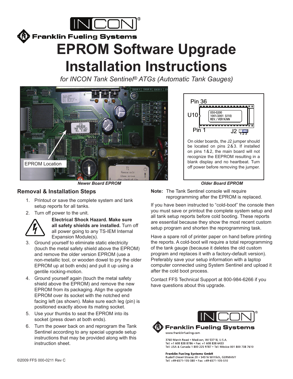 EPROM Software Upgrade