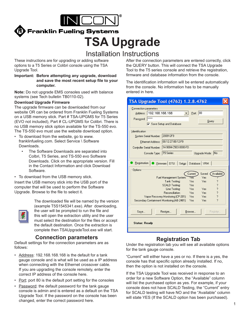 TSA Upgrade
