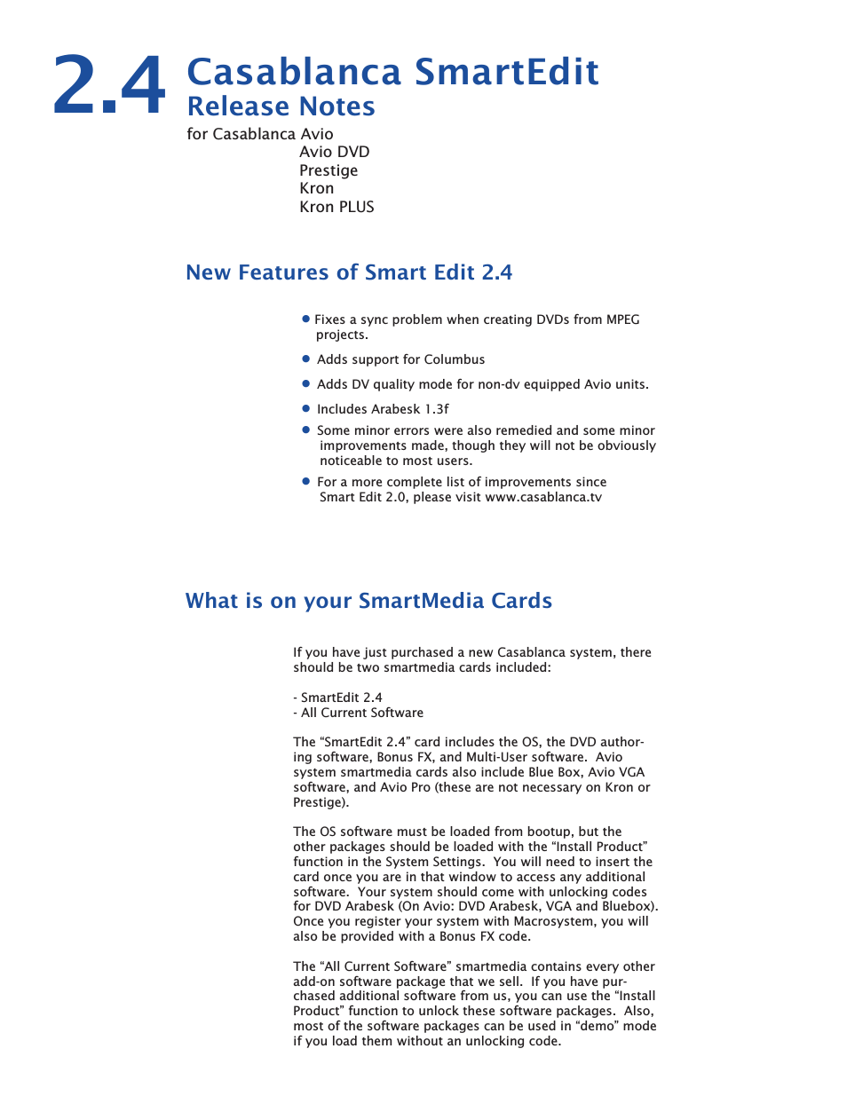 Smart Edit 2.4 Release Notes