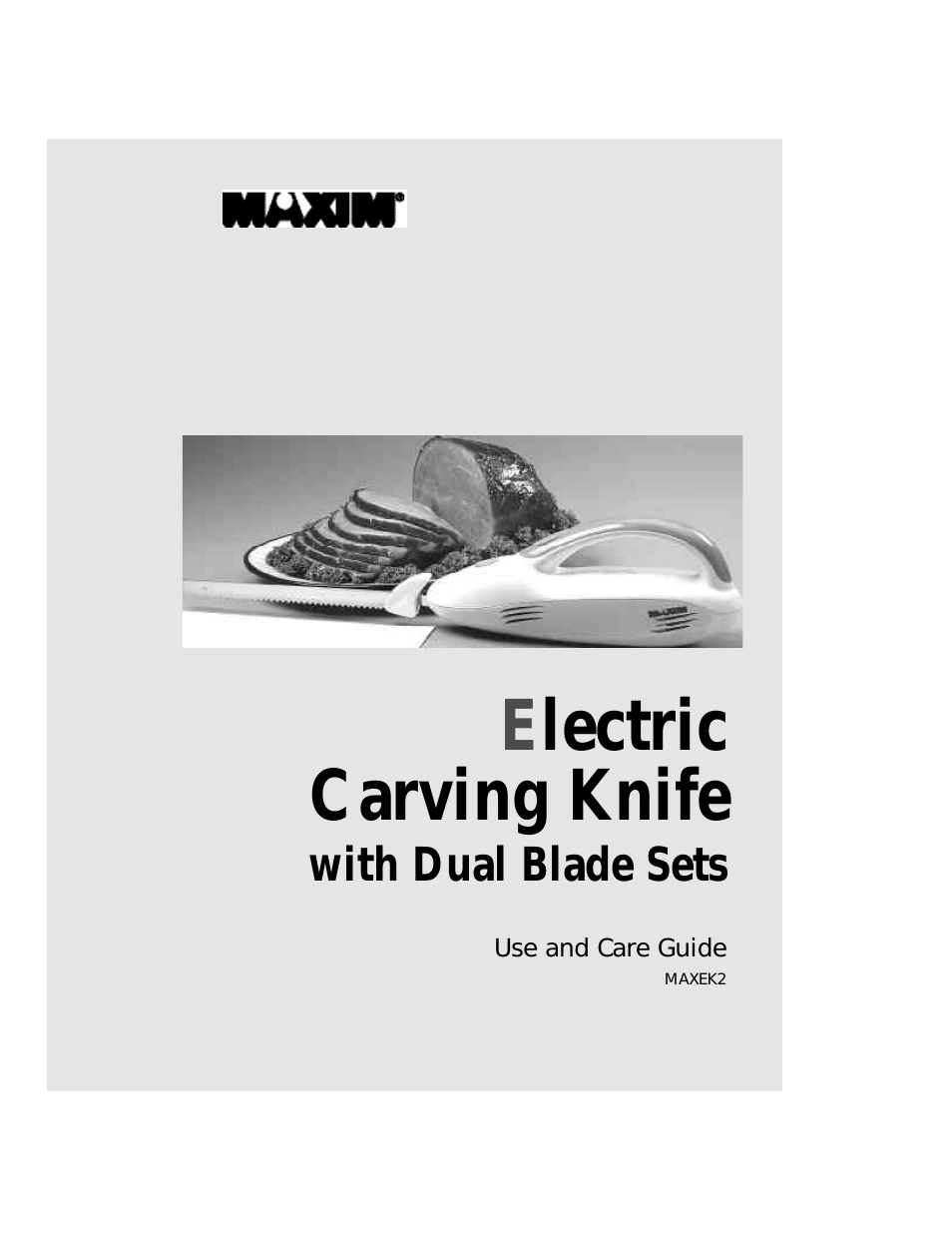 Electric Carving Knife MAXEK2