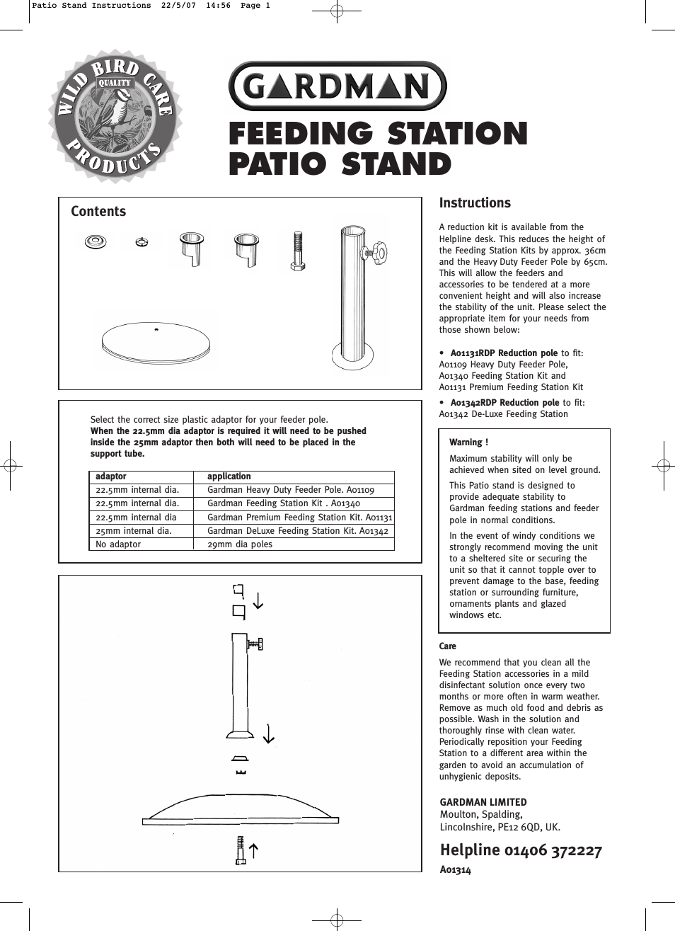 Patio Stand