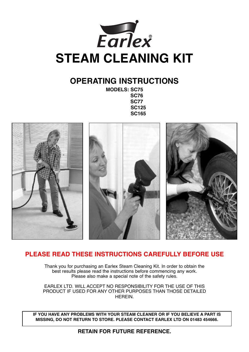STEAM CLEANING KIT SC75