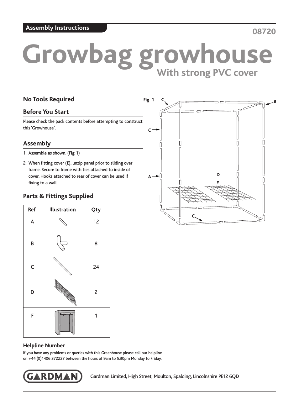 Growbag growhouse