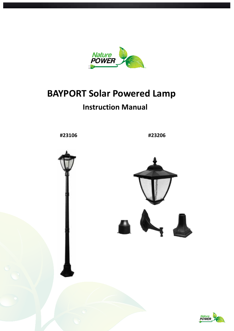 BAYPORT Solar Post Lamp (23106)
