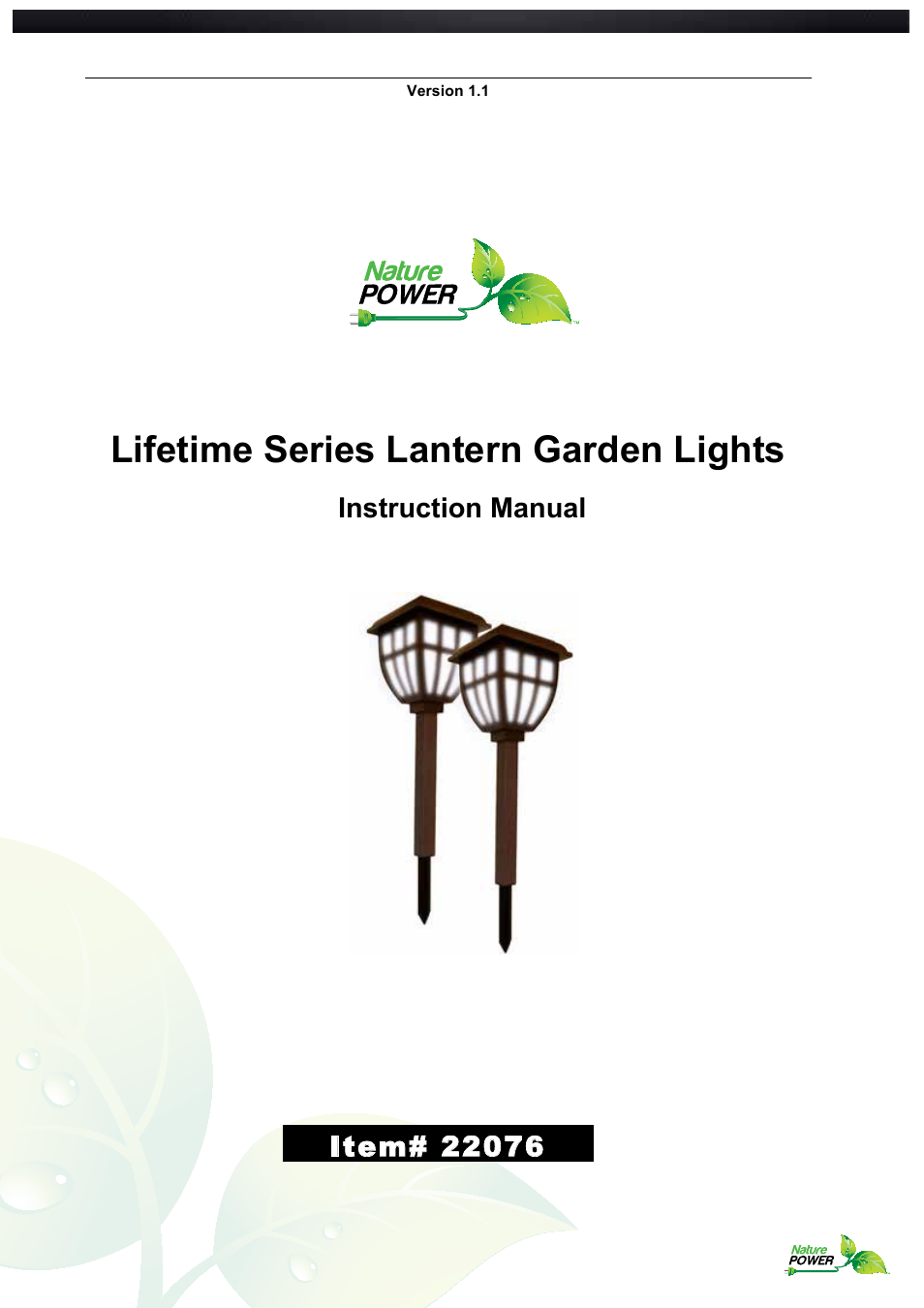 Lifetime Series Lantern Garden Lights (22076)