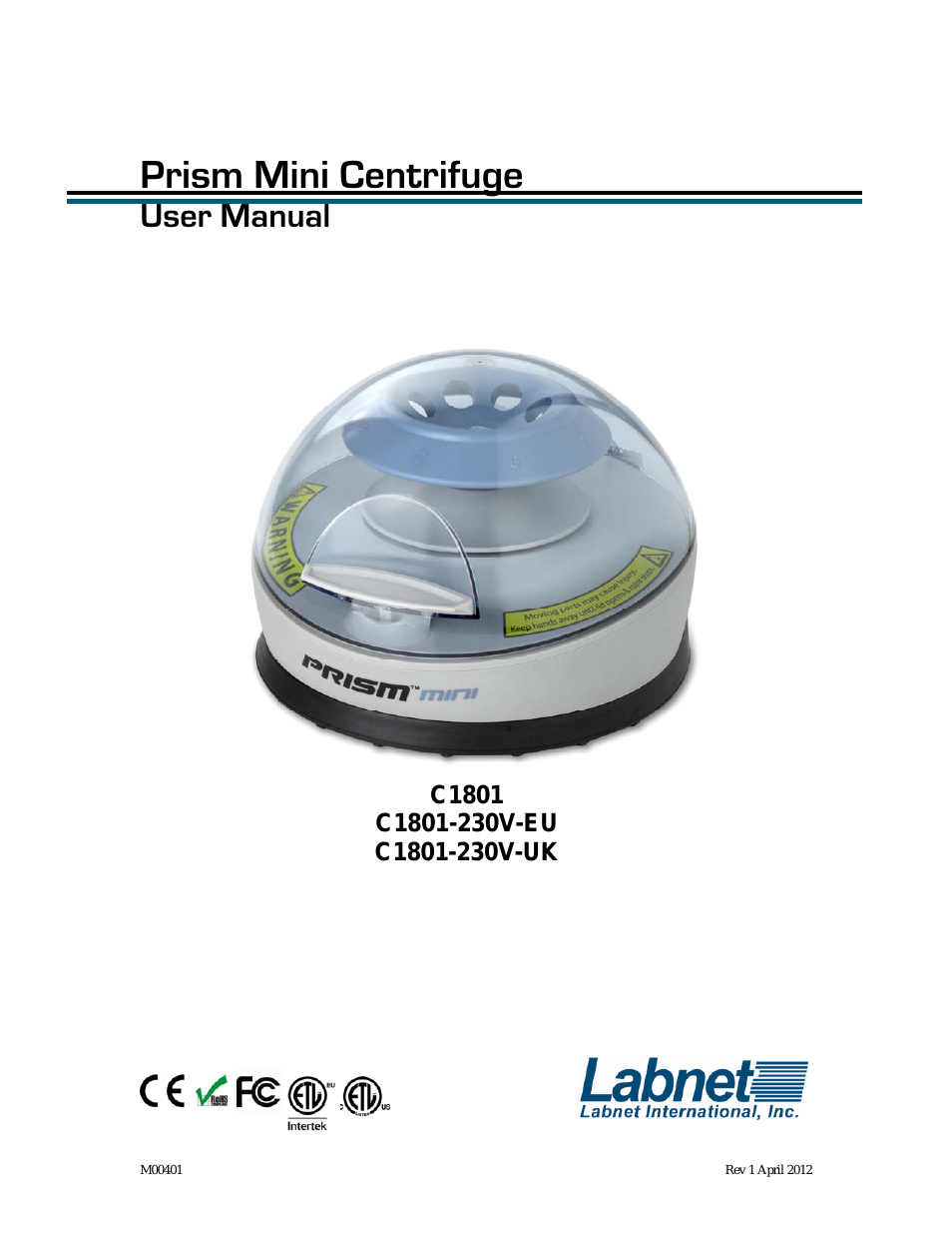 Prism Mini Centrifuge