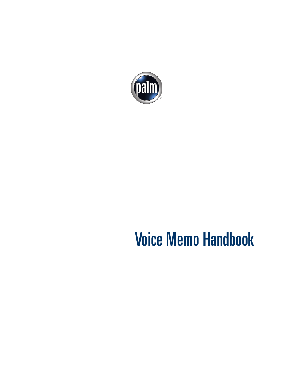 Voice Memo Handbook