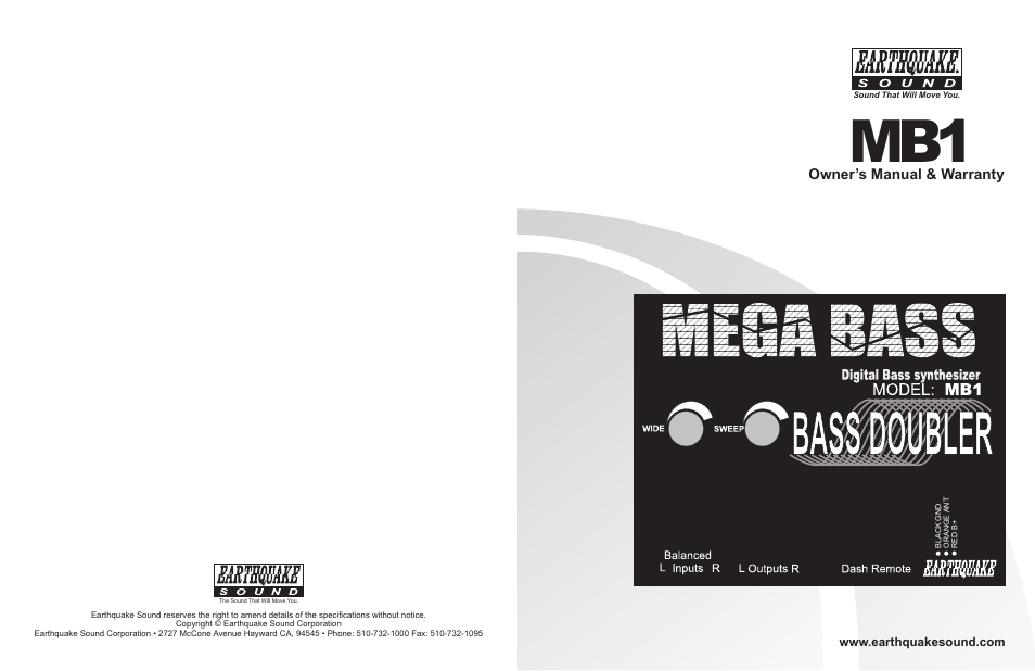 Mega Bass Enhancer MB-1
