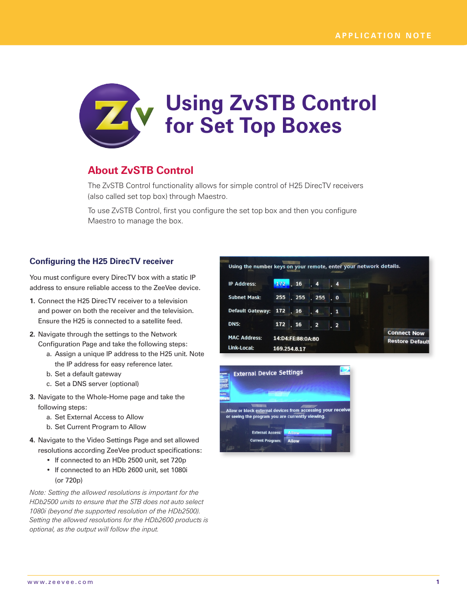ZvSTB Control for Set Top Boxes (QAM & DVB-T/C)