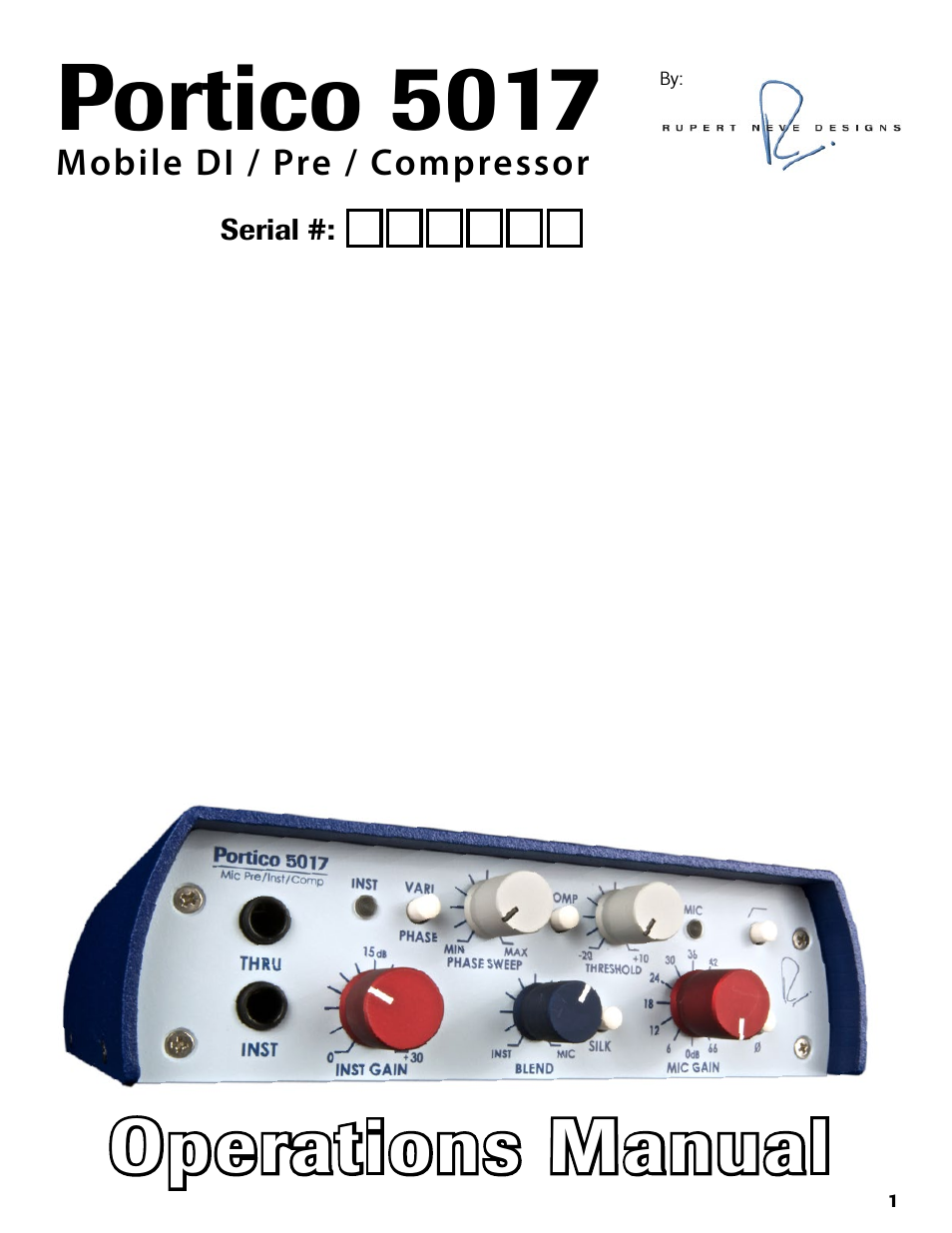 Portico 5017 - Mobile DI/Pre/Comp