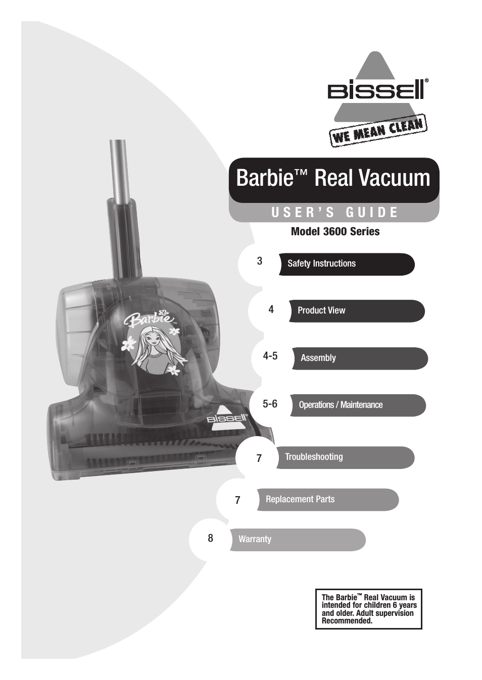 Barbie Real Vacuum 3600