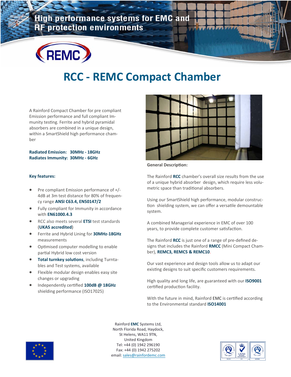 EMC-3C Compact Chamber