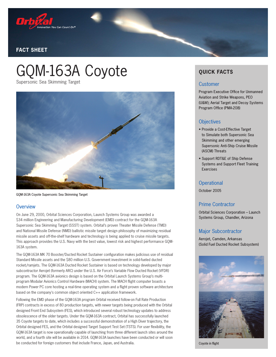 GQM-163A Coyote