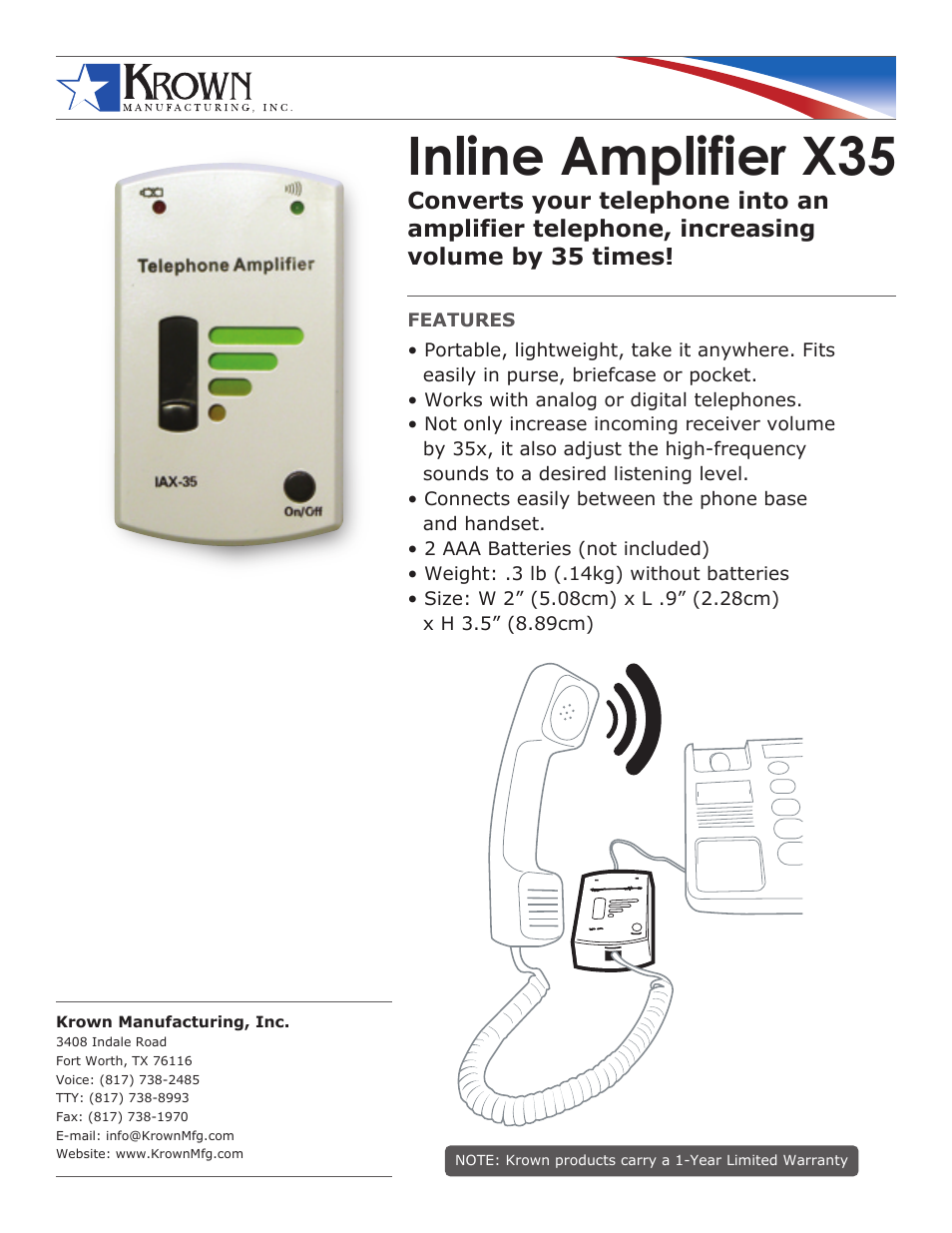 Inline Amplifier X35