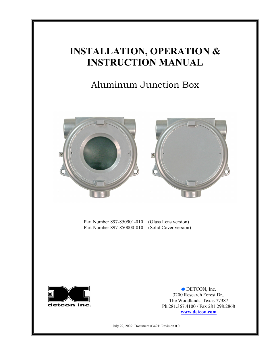 Aluminum Junction Box